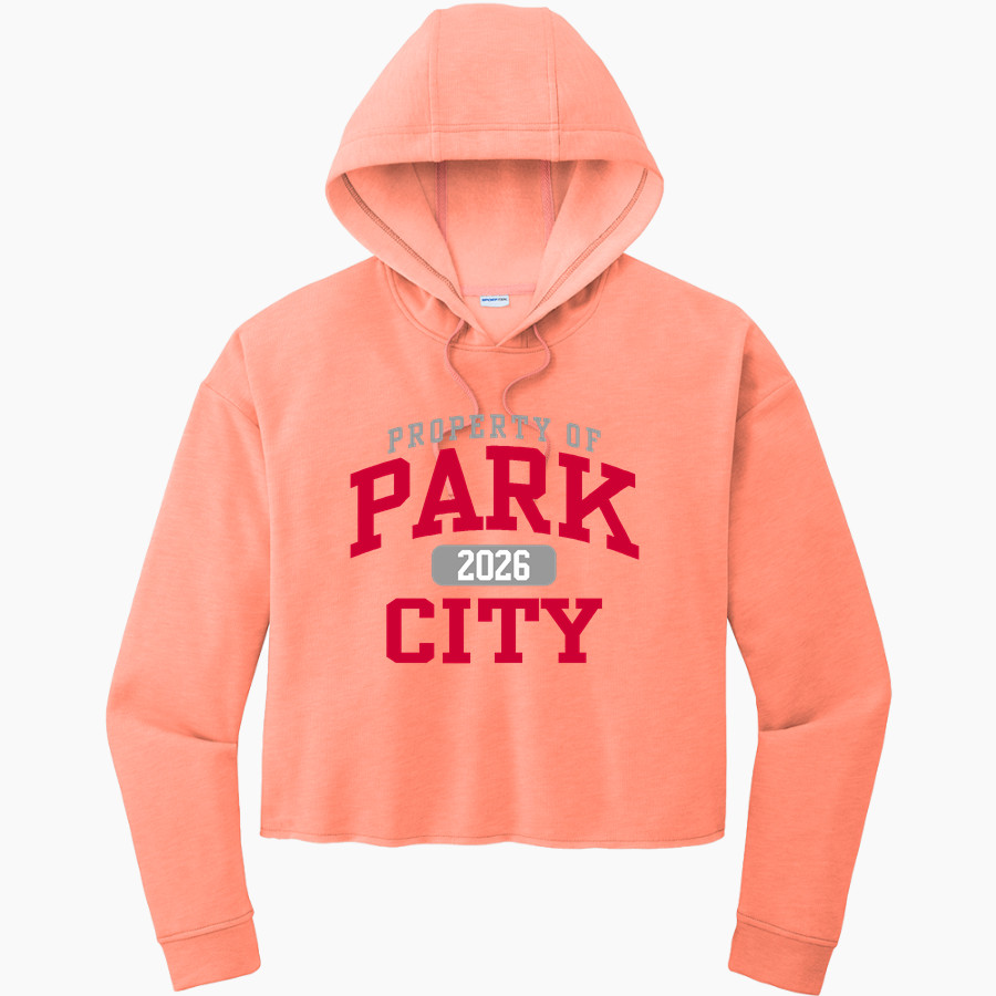 Park City Miners <span class="pdp-name-mascot">PARK CITY MINERS</span> Sport-Tek Women's PosiCharge Tri-Blend Fleece Midi Hoodie