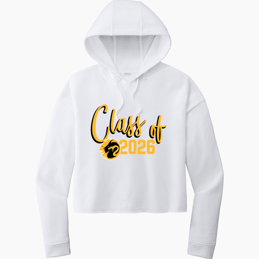 LYNNWOOD HIGH SCHOOL ROYALS <span class="pdp-name-mascot">LYNNWOOD ROYALS</span> Sport-Tek Women's PosiCharge Tri-Blend Fleece Midi Hoodie