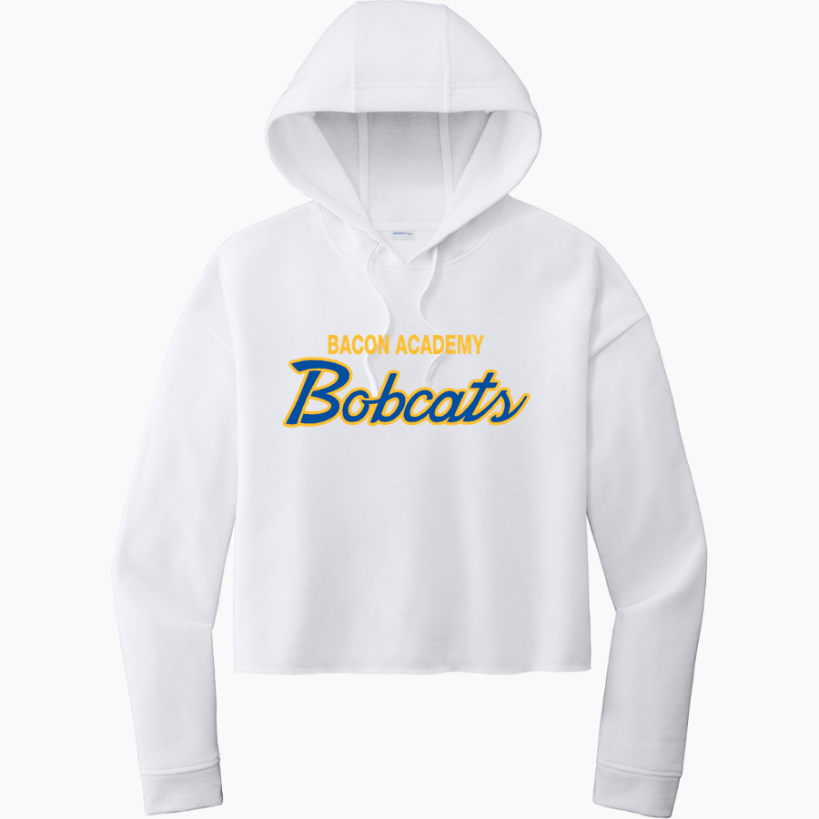 BACON ACADEMY BOBCATS Sport-Tek Women's PosiCharge Tri-Blend Fleece Midi Hoodie