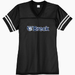 Breck Mustangs Sport-Tek Women's PosiChange Replica Jersey Front Thumbnail