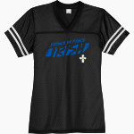 PRINCE OF PEACE IRISH <span class="pdp-name-mascot">PRINCE OF PEACE PREP IRISH</span> Sport-Tek Women's PosiChange Replica Jersey Front Thumbnail