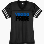 Winnebago Lutheran Vikings Online Store Sport-Tek Women's PosiChange Replica Jersey Front Thumbnail