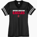 Jupiter Christian Eagles Sport-Tek Women's PosiChange Replica Jersey Front Thumbnail