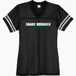 Shark Research & Conservation The Official Online Store Sport-Tek Women's PosiChange Replica Jersey Front Thumbnail