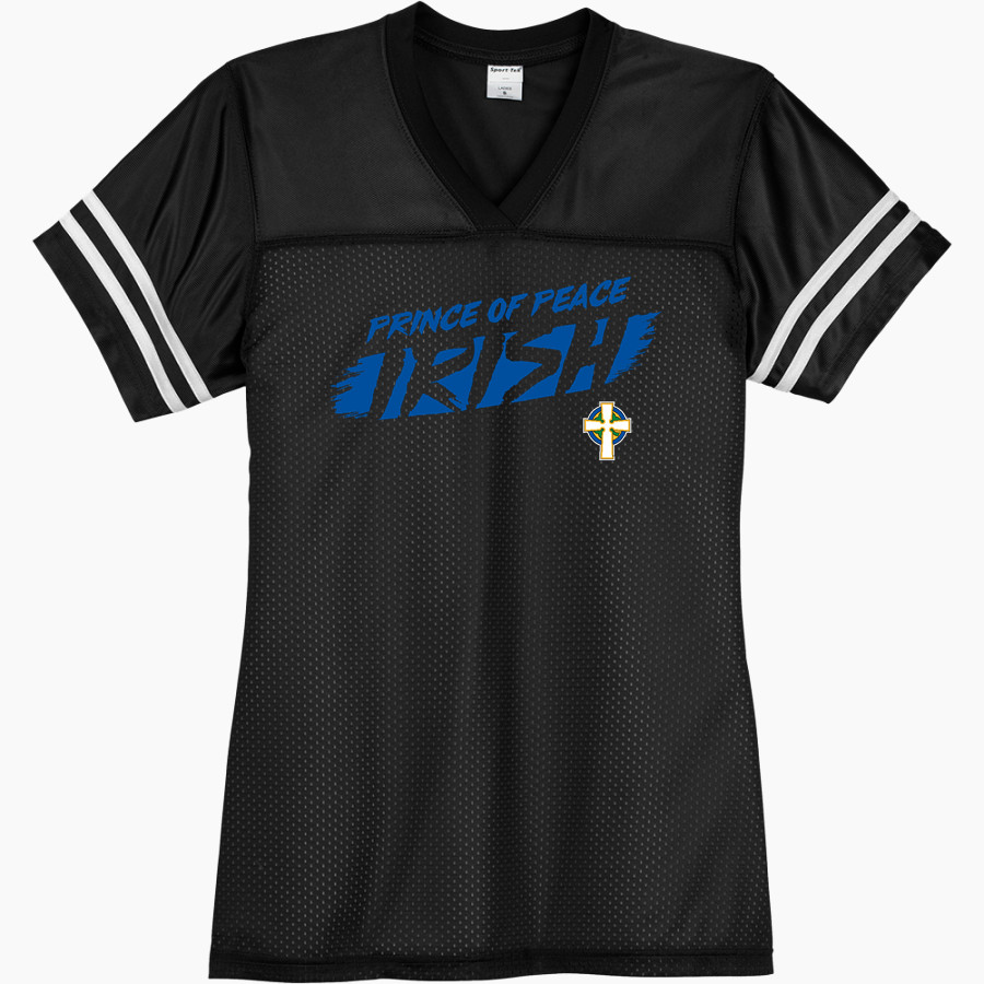 PRINCE OF PEACE IRISH <span class="pdp-name-mascot">PRINCE OF PEACE PREP IRISH</span> Sport-Tek Women's PosiChange Replica Jersey