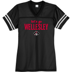WELLESLEY HIGH SCHOOL RAIDERS <span class="pdp-name-mascot">WELLESLEY RAIDERS</span> Sport-Tek Women's PosiCharge Replica Jersey Front Thumbnail