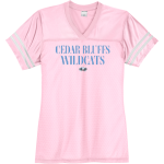 Cedar Bluffs Wildcats <span class="pdp-name-mascot">Cedar Bluffs Wildcats</span> Sport-Tek Women's PosiCharge Replica Jersey Front Thumbnail