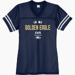 BETHPAGE HIGH SCHOOL GOLDEN EAGLES <span class="pdp-name-mascot">BETHPAGE GOLDEN EAGLES</span> Sport-Tek Women's PosiChange Replica Jersey Front Thumbnail