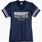 Crown of Life Knights <span class="pdp-name-mascot">Crown of Life Christian Academy Knights</span> Sport-Tek Women's PosiChange Replica Jersey Front Thumbnail