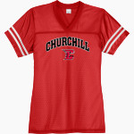 CHURCHILL HIGH SCHOOL CHARGERS Sport-Tek Women's PosiChange Replica Jersey Front Thumbnail