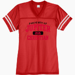 Jupiter Christian Eagles <span class="pdp-name-mascot">Jupiter Eagles</span> Sport-Tek Women's PosiChange Replica Jersey Front Thumbnail