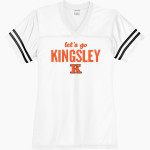 KINGSLEY HIGH SCHOOL STAGS <span class="pdp-name-mascot">KINGSLEY AREA STAGS</span> Sport-Tek Women's PosiChange Replica Jersey Front Thumbnail