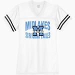 MIDLAKES HIGH SCHOOL SCREAMING EAGLES <span class="pdp-name-mascot">MIDLAKES SCREAMING EAGLES</span> Sport-Tek Women's PosiChange Replica Jersey Front Thumbnail