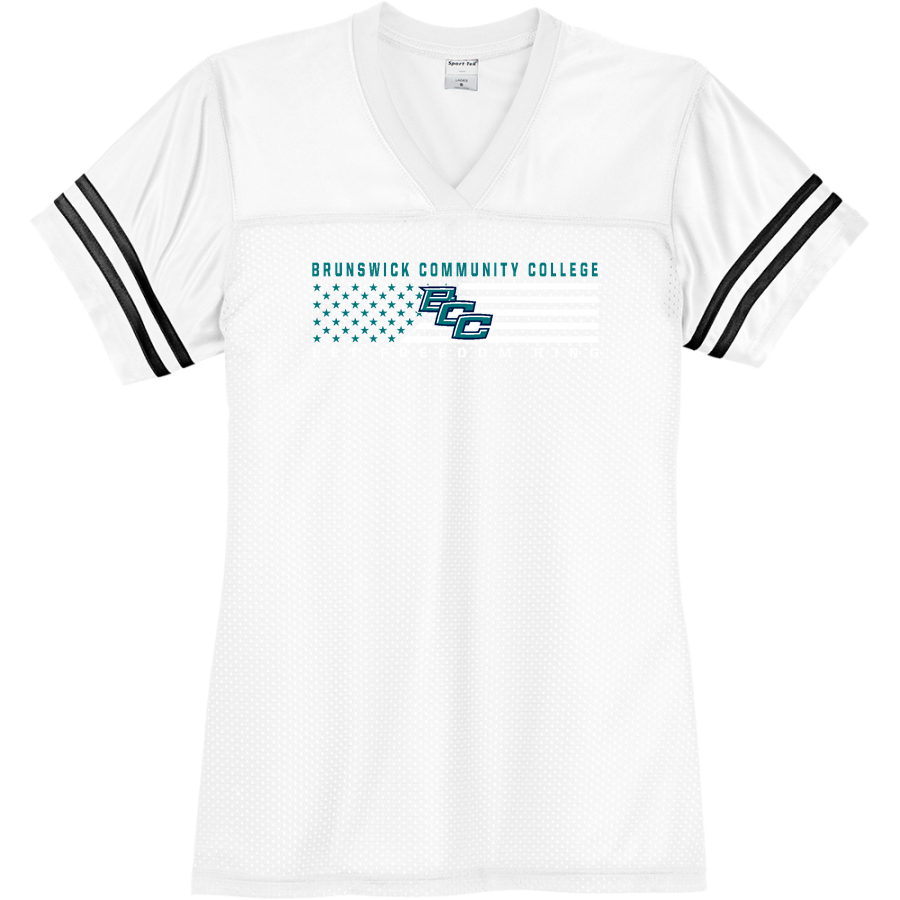 Brunswick Community College Dolphins <span class="pdp-name-mascot">Brunswick Community College Dolphins</span> Sport-Tek Women's PosiCharge Replica Jersey