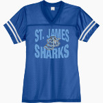 St. James Sharks <span class="pdp-name-mascot">St. James Sharks</span> Sport-Tek Women's PosiChange Replica Jersey Front Thumbnail