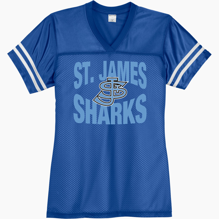 St. James Sharks <span class="pdp-name-mascot">St. James Sharks</span> Sport-Tek Women's PosiChange Replica Jersey