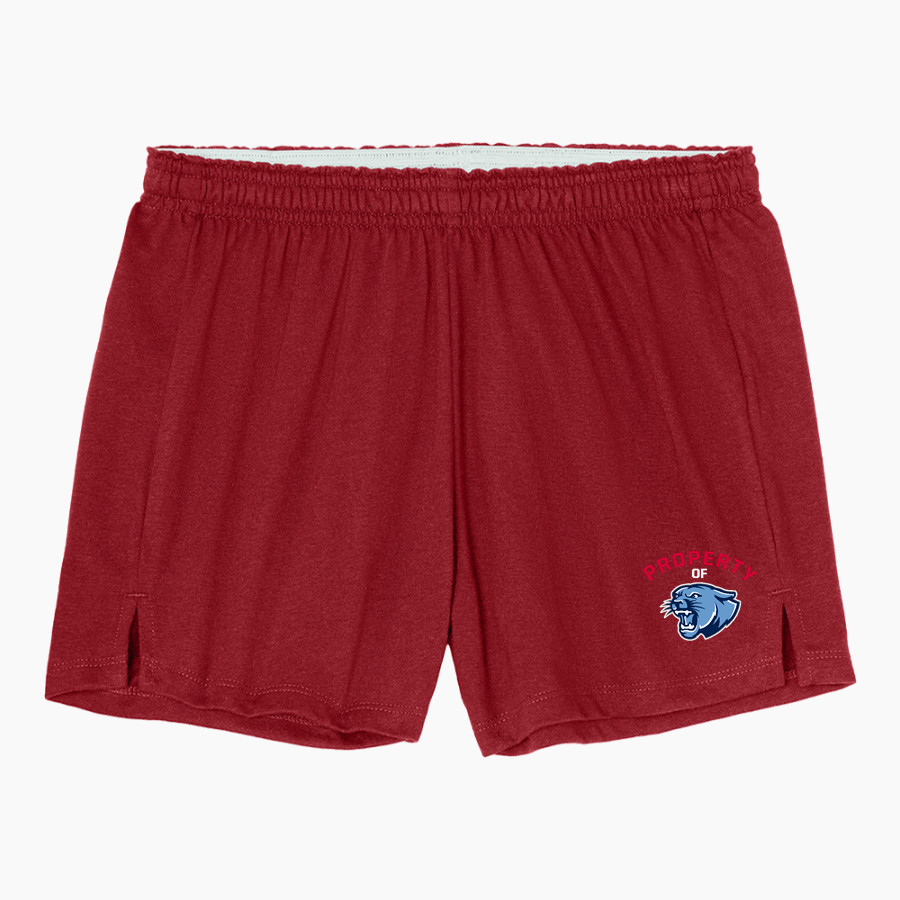 CROW HIGH SCHOOL Cougars Online Store <span class="pdp-name-mascot">CROW COUGARS</span> Sport-Tek Women's Jersey Knit Squad Short