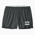 Clinton Dark Horses <span class="pdp-name-mascot">Clinton Dark Horses</span> Sport-Tek Women's Jersey Knit Squad Short Front Thumbnail