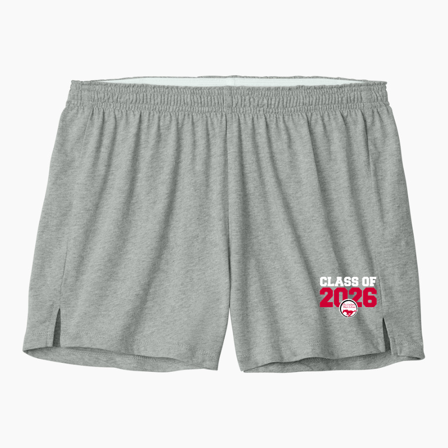 MUNSTER HIGH SCHOOL MUSTANGS <span class="pdp-name-mascot">MUNSTER MUSTANGS</span> Sport-Tek Women's Jersey Knit Squad Short