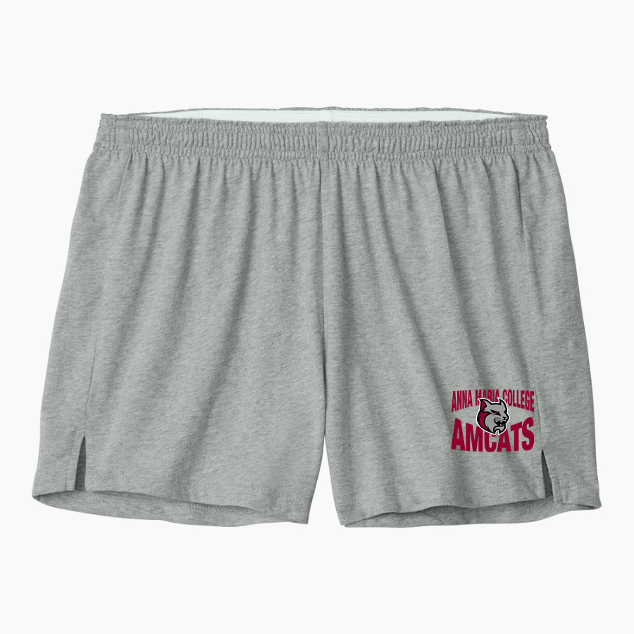 Anna Maria College Amcats <span class="pdp-name-mascot">Anna Maria College Amcats</span> Sport-Tek Women's Jersey Knit Squad Short