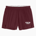 Burnt Hills-Ballston Lake Spartans Sport-Tek Women's Jersey Knit Squad Short Front Thumbnail