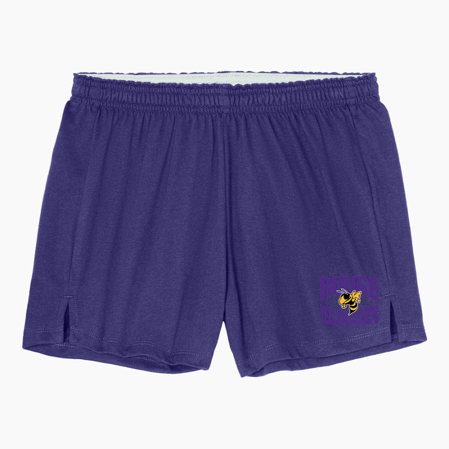 RUNGE HIGH SCHOOL YELLOWJACKETS <span class="pdp-name-mascot">RUNGE YELLOWJACKETS</span> Sport-Tek Women's Jersey Knit Squad Short