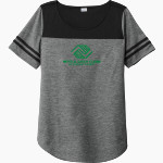 Boys and Girls Club of Middlebury <span class="pdp-name-mascot">Boys and Girls Club of Middlebury</span> Sport-Tek Ladies PosiCharge Tri-Blend Wicking Fan Tee Front Thumbnail