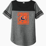 Union Bears Sport-Tek Ladies PosiCharge Tri-Blend Wicking Fan Tee Front Thumbnail