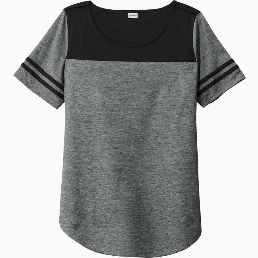 Boys and Girls Club of Middlebury <span class="pdp-name-mascot">Boys and Girls Club of Middlebury</span> Sport-Tek Ladies PosiCharge Tri-Blend Wicking Fan Tee