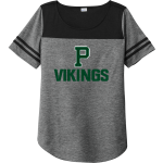 PALO ALTO HIGH SCHOOL VIKINGS <span class="pdp-name-mascot">PALO ALTO VIKINGS</span> Sport-Tek Ladies PosiCharge Tri-Blend Wicking Fan Tee Front Thumbnail