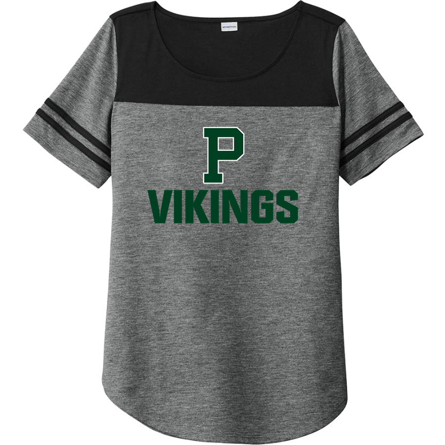 PALO ALTO HIGH SCHOOL VIKINGS <span class="pdp-name-mascot">PALO ALTO VIKINGS</span> Sport-Tek Ladies PosiCharge Tri-Blend Wicking Fan Tee