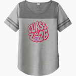 Zachary Broncos <span class="pdp-name-mascot">Zachary Broncos</span> Sport-Tek Ladies PosiCharge Tri-Blend Wicking Fan Tee Front Thumbnail