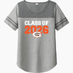 Gary Bobcats <span class="pdp-name-mascot">Gary Bobcats</span> Sport-Tek Ladies PosiCharge Tri-Blend Wicking Fan Tee Front Thumbnail
