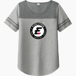 Evolution Lowell Evolution Lowell <span class="pdp-name-mascot">Evolution Lowell</span> Sport-Tek Ladies PosiCharge Tri-Blend Wicking Fan Tee Front Thumbnail