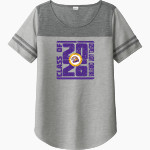 Gospel Light Christian Lions <span class="pdp-name-mascot">Gospel Light Christian School Lions</span> Sport-Tek Ladies PosiCharge Tri-Blend Wicking Fan Tee Front Thumbnail