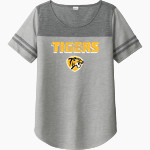 Computech Tigers <span class="pdp-name-mascot">Computech Middle School Tigers</span> Sport-Tek Ladies PosiCharge Tri-Blend Wicking Fan Tee Front Thumbnail