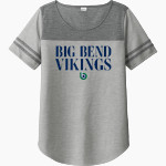 Big Bend Vikings <span class="pdp-name-mascot">Big Bend Vikings</span> Sport-Tek Ladies PosiCharge Tri-Blend Wicking Fan Tee Front Thumbnail