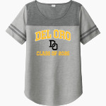 Del Oro Golden Eagles <span class="pdp-name-mascot">Del Oro High School</span> Sport-Tek Ladies PosiCharge Tri-Blend Wicking Fan Tee Front Thumbnail