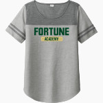 Fortune Academy Mighty Oaks online store Sport-Tek Ladies PosiCharge Tri-Blend Wicking Fan Tee Front Thumbnail