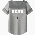 Paideia High Bears <span class="pdp-name-mascot">Paideia High School Bears</span> Sport-Tek Ladies PosiCharge Tri-Blend Wicking Fan Tee Front Thumbnail