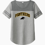 Pioneer Panthers <span class="pdp-name-mascot">Pioneer Panthers</span> Sport-Tek Ladies PosiCharge Tri-Blend Wicking Fan Tee Front Thumbnail