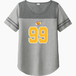 Montverde Academy Eagles <span class="pdp-name-mascot">Montverde Academy Eagles</span> Sport-Tek Ladies PosiCharge Tri-Blend Wicking Fan Tee Front Thumbnail