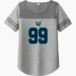 Warren Wilson Owls Sport-Tek Ladies PosiCharge Tri-Blend Wicking Fan Tee Front Thumbnail