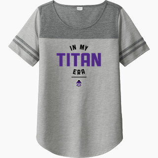 Sport-Tek Ladies PosiCharge Tri-Blend Wicking Fan Tee