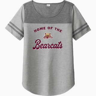 Sport-Tek Ladies PosiCharge Tri-Blend Wicking Fan Tee