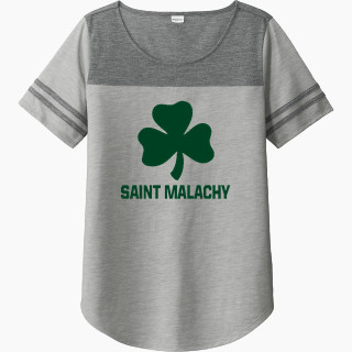 Sport-Tek Ladies PosiCharge Tri-Blend Wicking Fan Tee