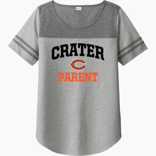 Sport-Tek Ladies PosiCharge Tri-Blend Wicking Fan Tee