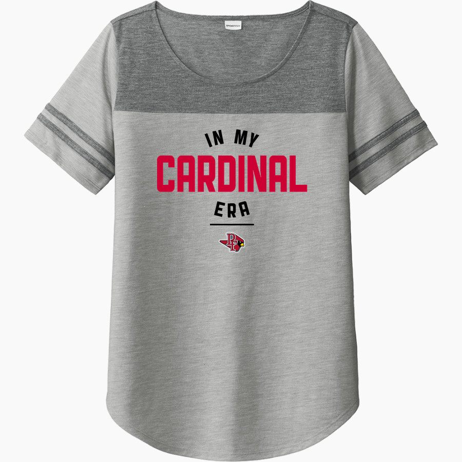 Pope Francis Cardinals <span class="pdp-name-mascot">Pope Francis Cardinals</span> Sport-Tek Ladies PosiCharge Tri-Blend Wicking Fan Tee