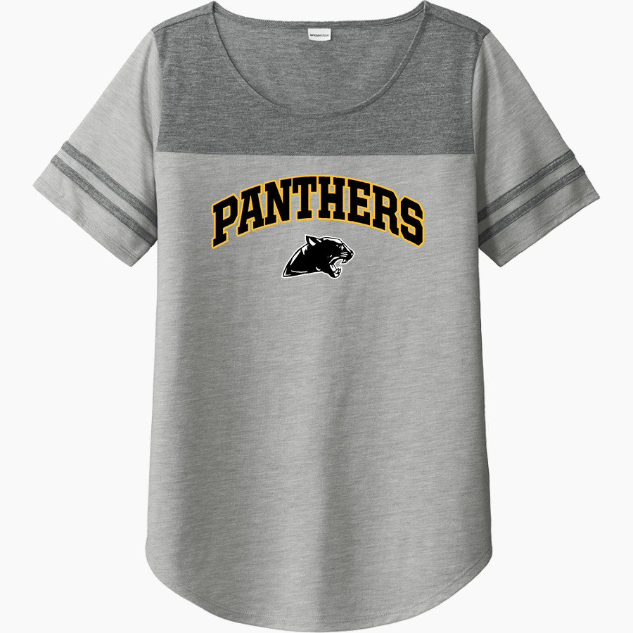 Pioneer Panthers <span class="pdp-name-mascot">Pioneer Panthers</span> Sport-Tek Ladies PosiCharge Tri-Blend Wicking Fan Tee