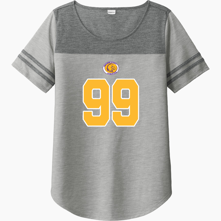 Montverde Academy Eagles <span class="pdp-name-mascot">Montverde Academy Eagles</span> Sport-Tek Ladies PosiCharge Tri-Blend Wicking Fan Tee